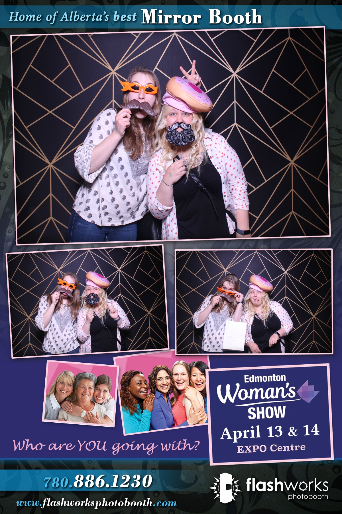 Spring Edmonton Woman's Show 2019 | View more photos from the event at gallery.flashworksphotobooth.com/u/FlashworksPhotoboothInc/Spring-Edmonton-Womans-Show-2019